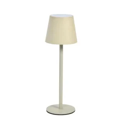 Lampe de table Turin rechargeable blanc ivoire