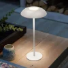 Lampe de table Verona rechargeable blanc ivoire