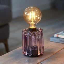 Lampe Milan Iris en verre rechargeable
