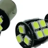 Lampe poirette LED 12V 3W BAY15d (x2)