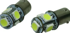 Lampe témoin LED 12V 1,5W BAY9s (x2)