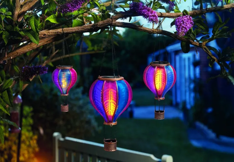 Lanterne solaire Montgolfière Aurora XL