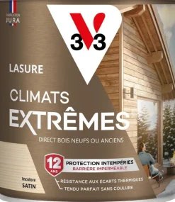 Lasure bois climats extrêmes incolore 0,75L V33