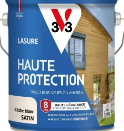 Lasure haute protection biosourcée cèdre blanc2,5L V33