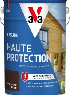 Lasure haute protection biosourcée chêne foncé 5L V33