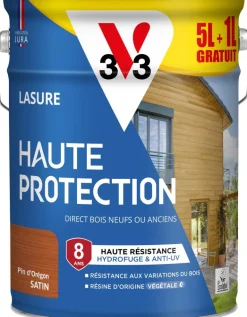 Lasure haute protection biosourcée pin d'oregon 6L V33