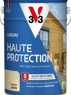 Lasure haute protection biosourcée incolore 5L V33