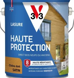 Lasure haute protection biosourcée chêne doré 2,5L V33