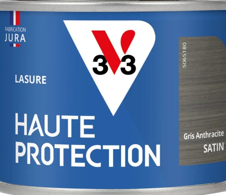 Lasure haute protection biosourcée anthracite 125ml V33