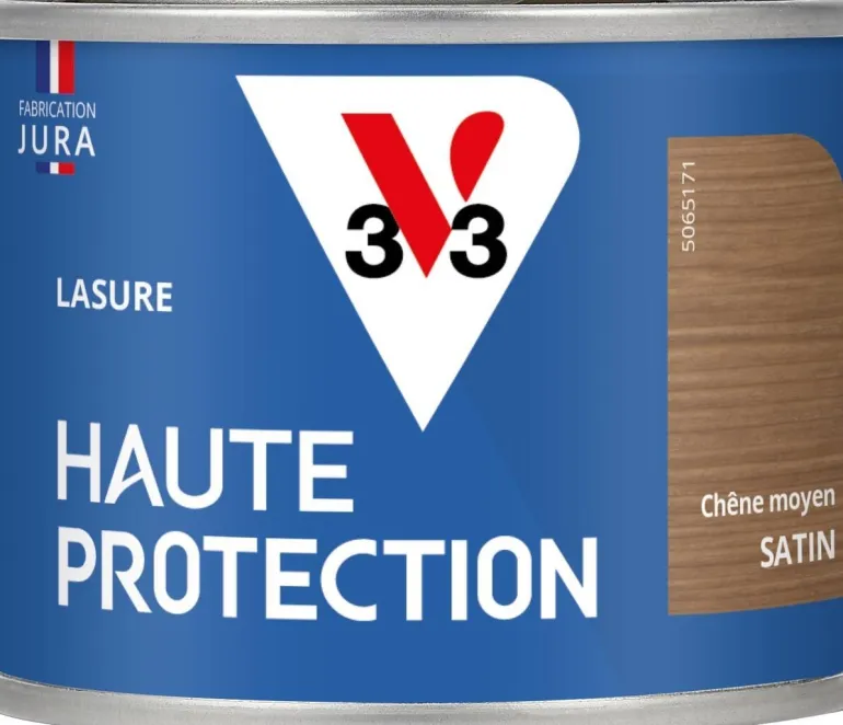 Lasure haute protection biosourcée chêne moyen 125ml V33