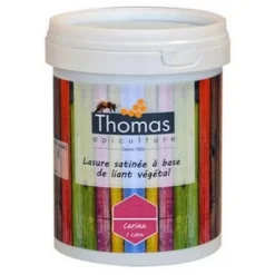 Lasure satinée base végétale rouge carina 1 L