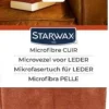 Lavette microfibre spéciale cuir STARWAX