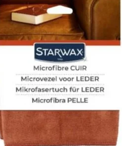 Lavette microfibre spéciale cuir STARWAX