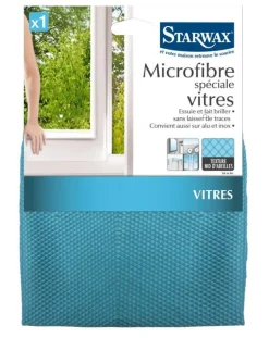 Lavette microfibre spéciales vitres STARWAX
