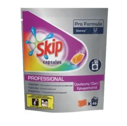 Lessive pods Couleurs Professional (46 doses) SKIP
