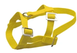 Licol mouton nylon avec mentonnière jaune