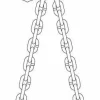 Élingue chaîne 2 brins ajustable 2,8T 2m grade 80