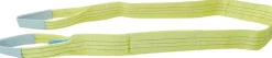 Élingue plate avec boucles 90 mm 3T 3m jaune