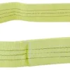 Élingue plate avec boucles 90mm 3T 2,5m jaune