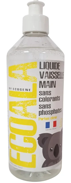 Liquide vaisselle main citron 500 ml ECOGENE