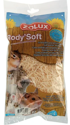 Lit douillet rongeur rody soft bois naturel 25g