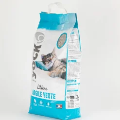 Litière minérale absorbante à l'argile verte 10L YOCK