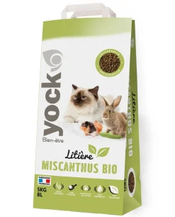 Litière végétale miscanthus bio 5 kg YOCK