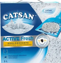 Litière minérale agglomérante Active fresh 5L CATSAN