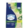 Litière végétale agglomérante Natural pour chat 8L CATSAN