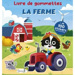 Livre de gommettes La ferme + de 100 stickers