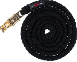 Longe TopLine noire à mousqueton antipanique