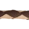 Longe tressée 2 m choco beige PASSIONAL