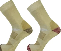 Lot de 2 paires de chaussettes spécial rando Coton Bio