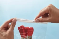 Lot de 10 sachets d'emballage avec curseur 21x15 cm