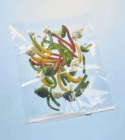 Lot de 10 sachets d'emballage avec curseur 15x10 cm