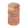 Lot de 6 anneaux en cèdre antimites Cedar