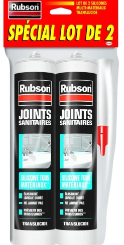 Lot de 2 cartouches mastic HD email/synthétique 280ml transp