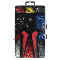 Lot de 1200 cosses à sertir + pince - 0,5 à 10mm² ZENITECH