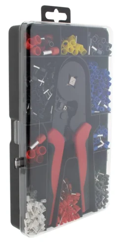 Lot de 1200 cosses à sertir + pince - 0,5 à 10mm² ZENITECH
