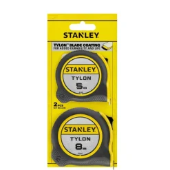 Lot de 2 mesures Tylon 5 m + 8 m STANLEY