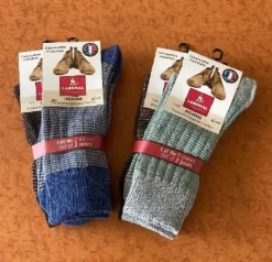 Lot de 2 paires de chaussettes Inusable Laine et Coton