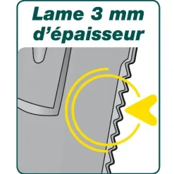 Louchet à dents 33 cm Duopro LEBORGNE