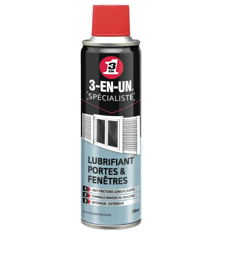 Lubrifiant portes & fenêtres 3 en 1 250ml