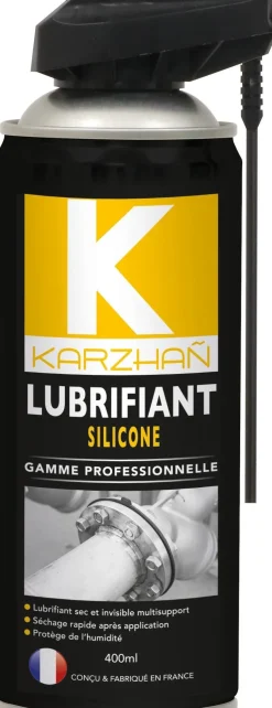 Lubrifiant au silicone aérosol 400 ml KARZHAN