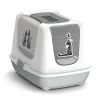 Maison de toilette Cats in love gris