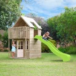 Maisonnette loft avec toboggan 327 x 161 x 248 cm TP TOYS