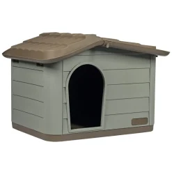 Maison pour animaux Pépita 2 Éco 76x59x55cm brun/vert