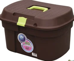 Malle de pansage Box color Chocolat/Pistache