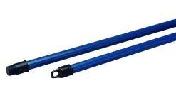 Manche à balai en bois peint bleu 125 cm NESPOLI