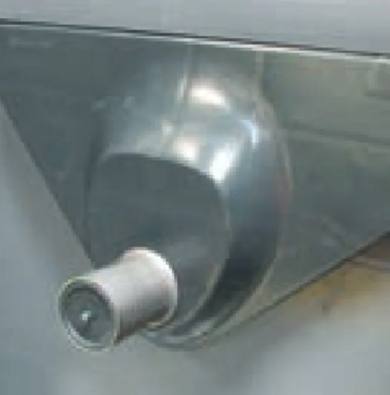 Manchon métallique DIN pour bac roulant CityBac 1000L